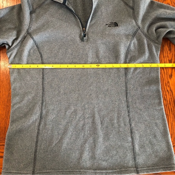Women’s Teal The North Face 1/4 Zip Fleece Size Large - Picture 8 of 11